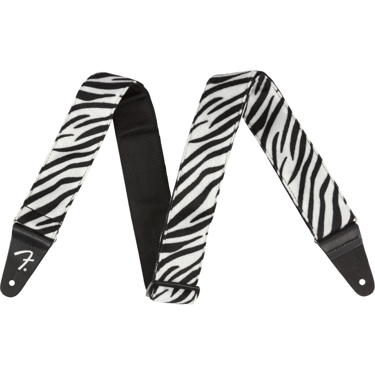 фото Ремень для гитары fender wild zebra print strap 2