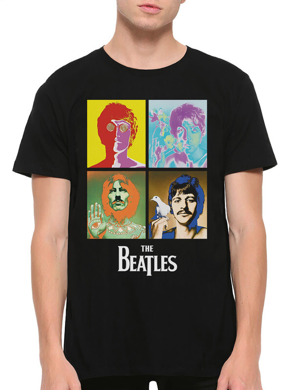 фото Футболка мужская dream shirts the beatles черная 2xl