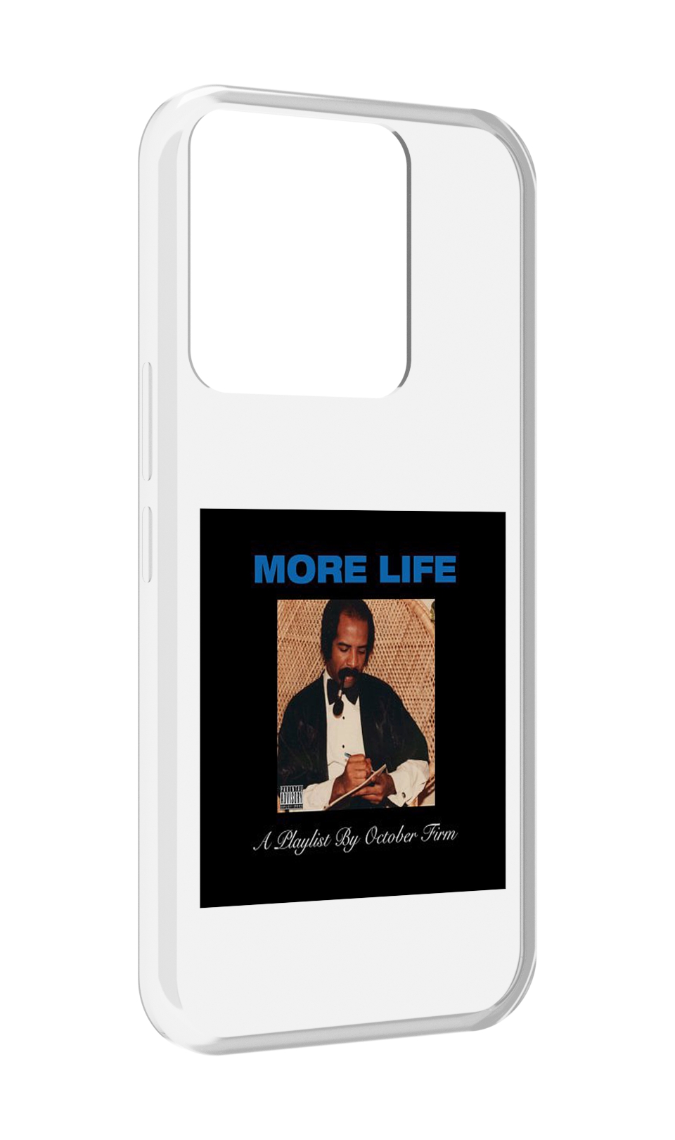 

Чехол MyPads Drake - More Life для Tecno Spark Go 2022 / Tecno Spark 8C, Прозрачный, Tocco
