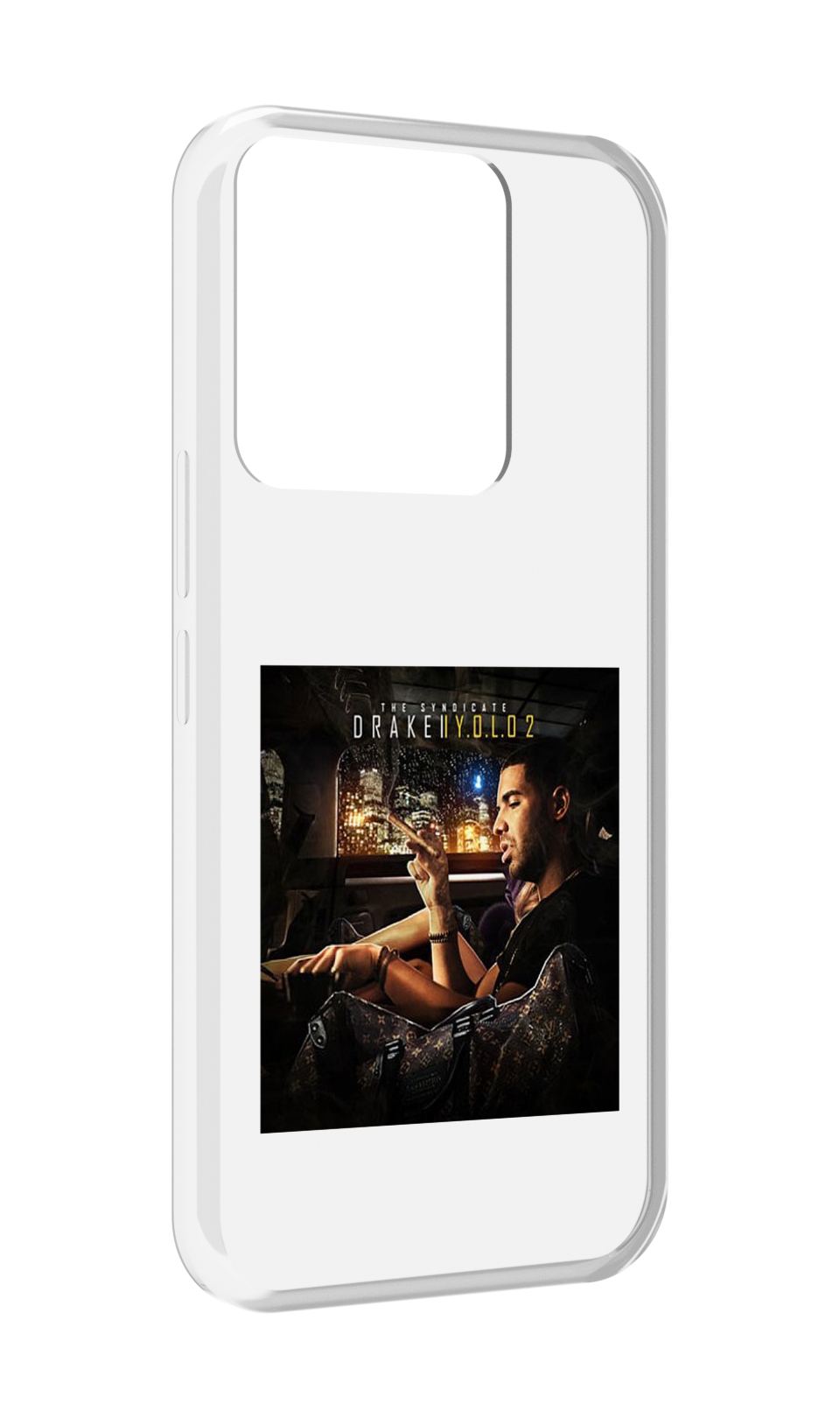 

Чехол MyPads Drake - You Only Live Once 2 для Tecno Spark Go 2022 / Tecno Spark 8C, Прозрачный, Tocco