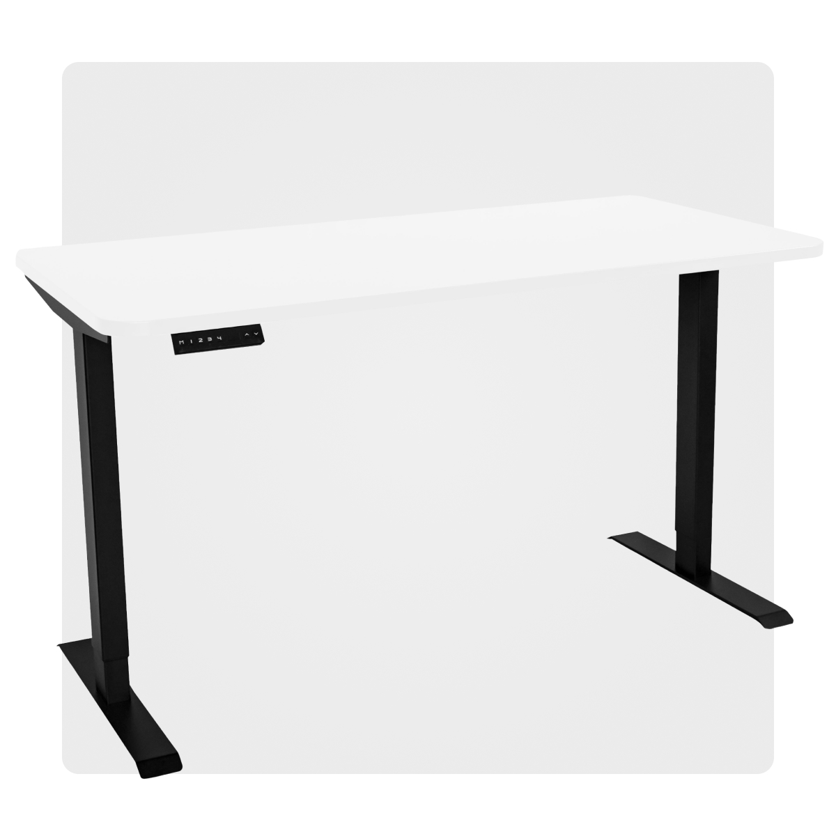 Компьютерный стол с регулировкой высоты PROtect, SMART, 34255, Белый 160x80 см