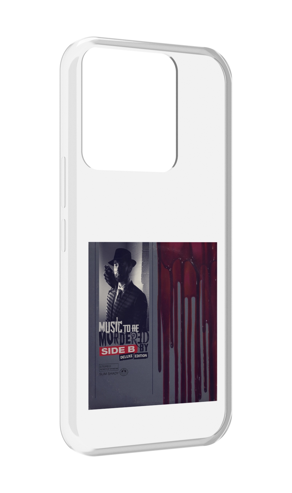 

Чехол MyPads Eminem MUSIC TO BE MURDERED BY для Tecno Spark Go 2022 / Tecno Spark 8C, Прозрачный, Tocco