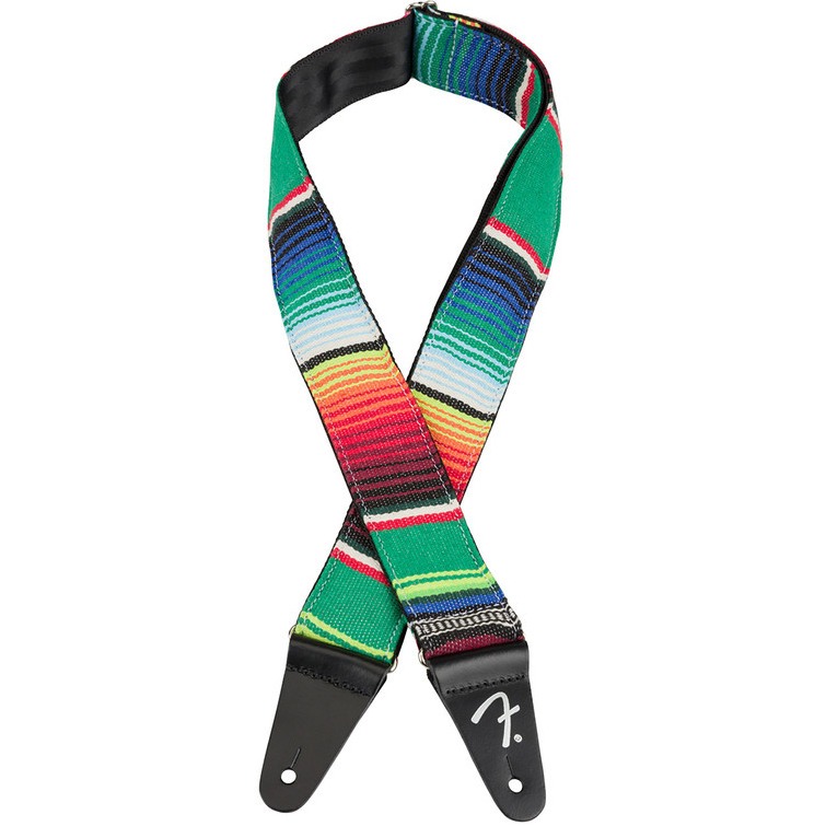 Ремень для гитары FENDER 2 SERAPE STRAP GRN MULT