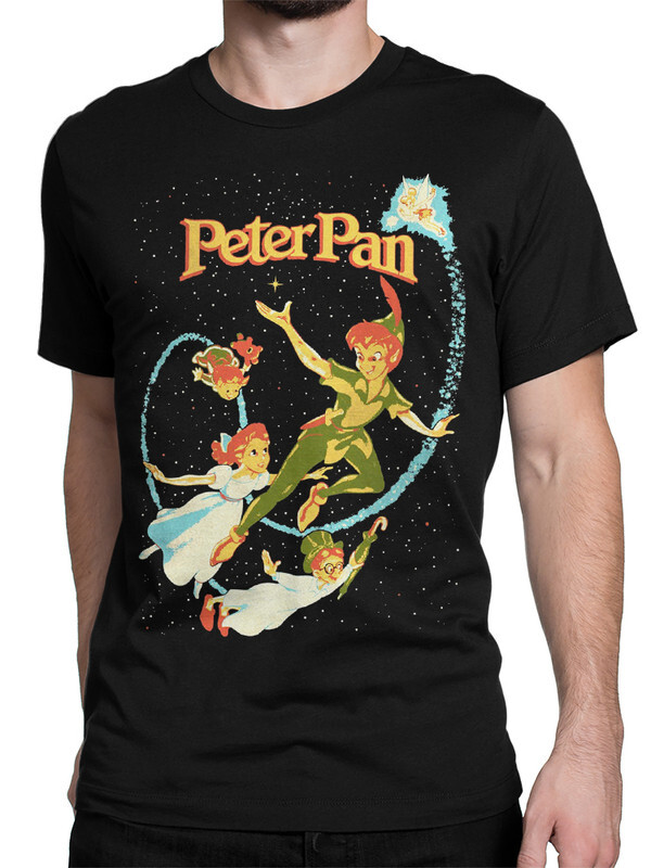 

Футболка мужская Dream Shirts Питер Пен - Peter Pan черная M, Питер Пен - Peter Pan
