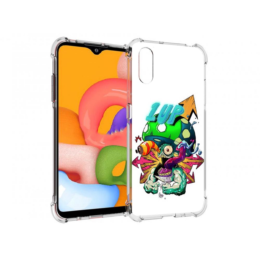 

Чехол MyPads Tocco для Samsung Galaxy A01 сильный гриб абстракция (PT144711.509.599), Прозрачный, Tocco