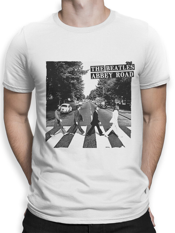 

Футболка мужская DreamShirts The Beatles - Abbey Road белая L, The Beatles - Abbey Road