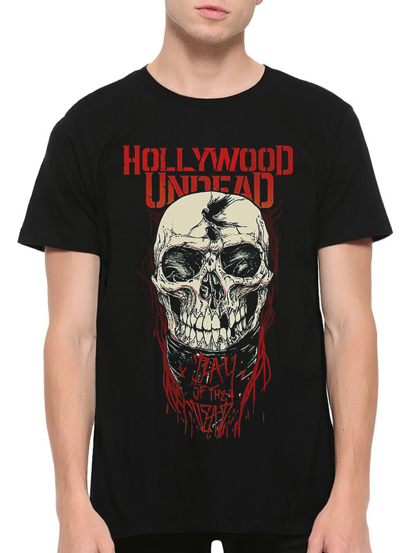 

Футболка мужская DreamShirts Hollywood Undead Череп черная 2XL, Hollywood Undead Череп