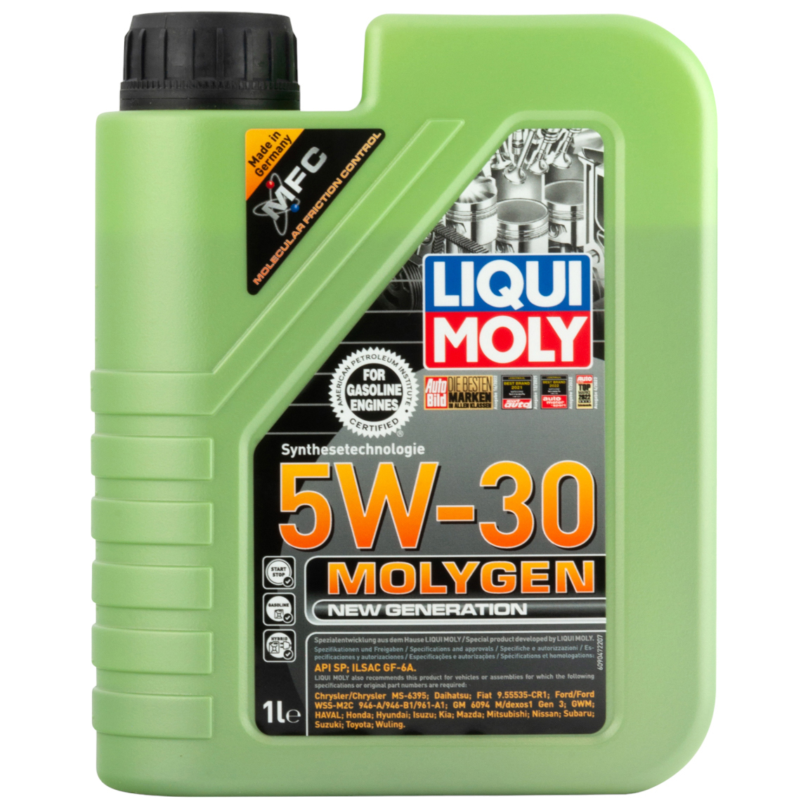 

Моторное масло LIQUI MOLY синтетическое Molygen Generation 5W30 1л