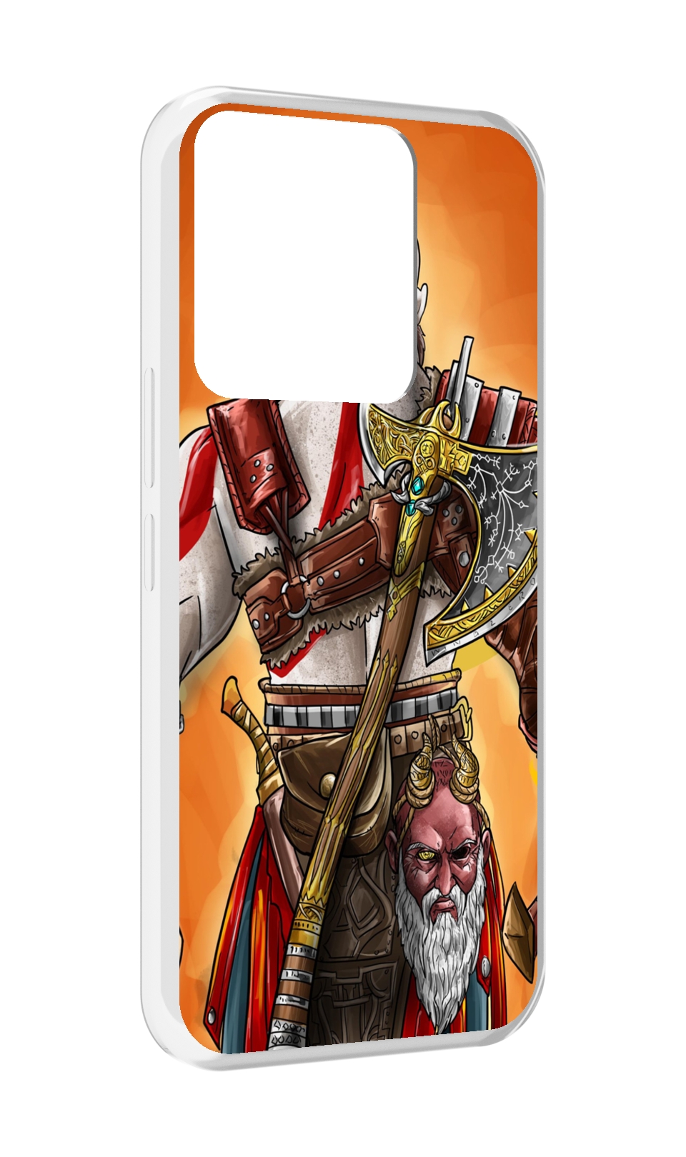 

Чехол MyPads God of War для Tecno Spark Go 2022 / Tecno Spark 8C, Прозрачный, Tocco