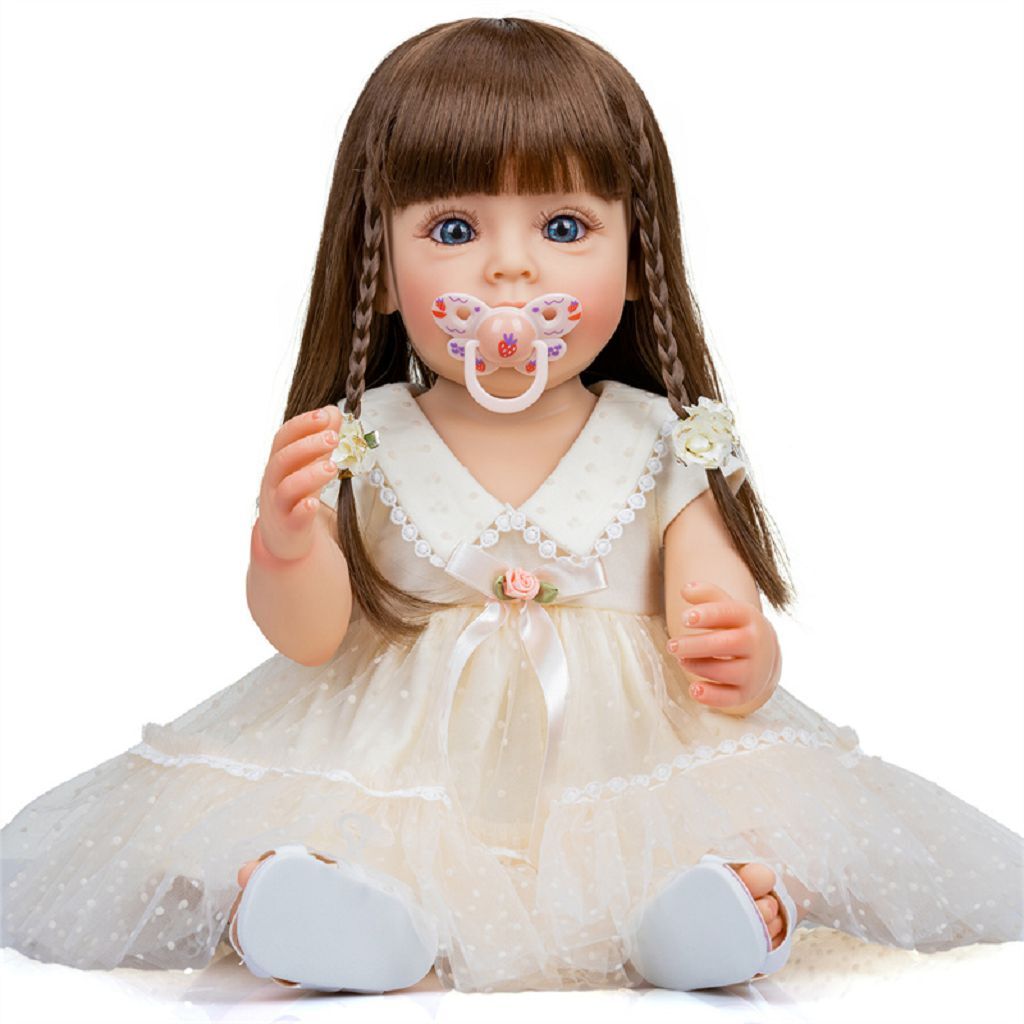 Кукла NPK Реборн виниловая 55см в пакете (FA-038)