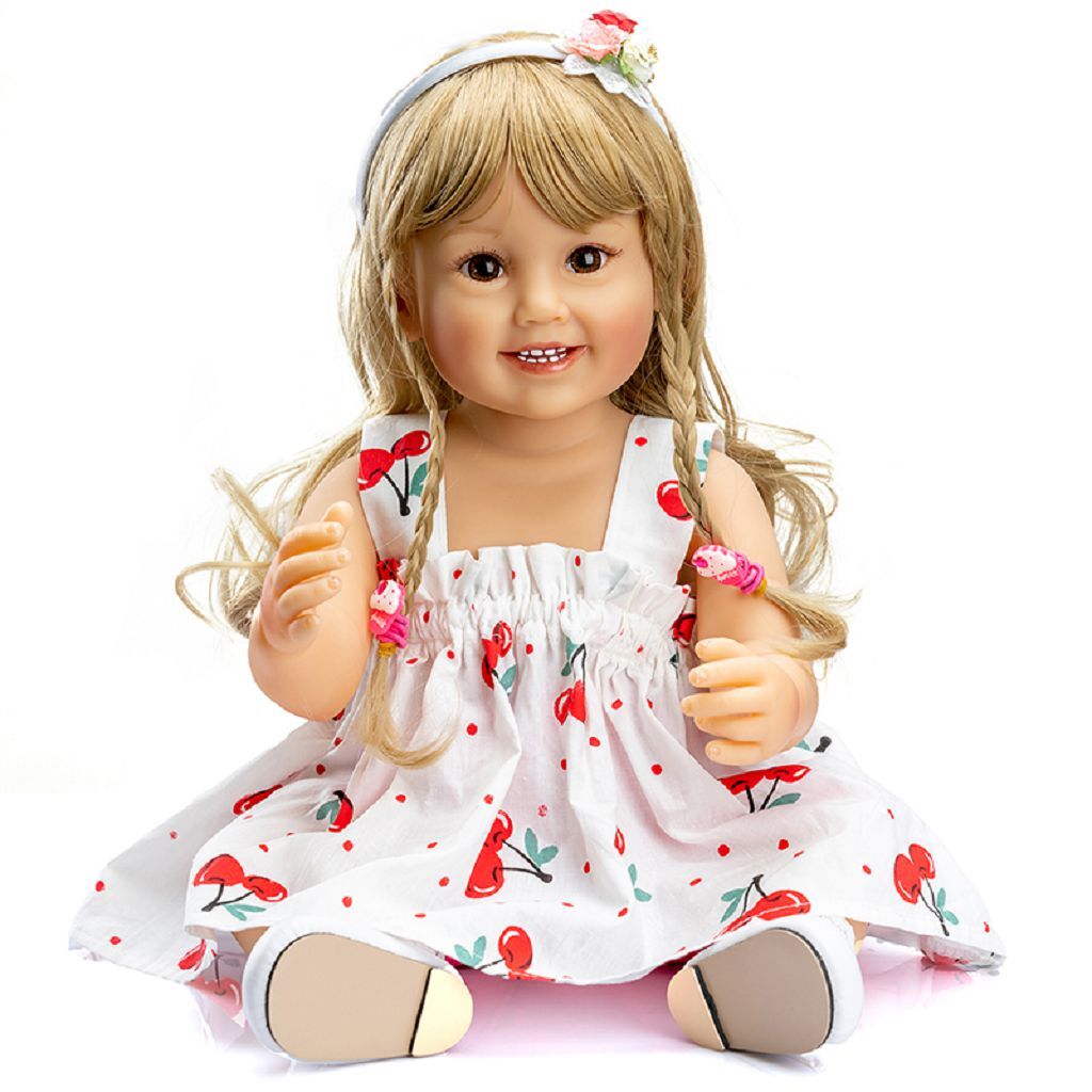 Кукла NPK Реборн виниловая 55см в пакете (FA-050)