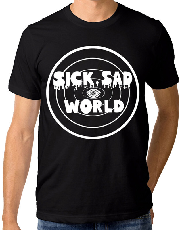 фото Футболка мужская dreamshirts дарья - sick sad world черная 2xl