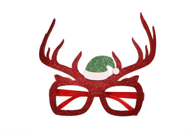 фото Карнавальные аксессуары гк сфера карнавальные очки рога оленя с колпаком красные