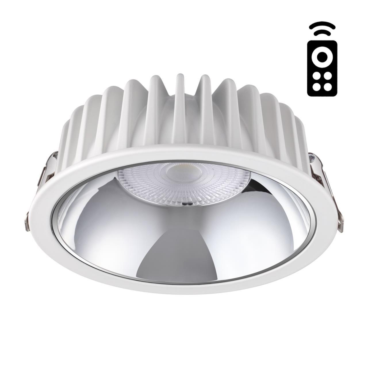 фото Встраиваемый светильник novotech mars. 358298, led, 20w