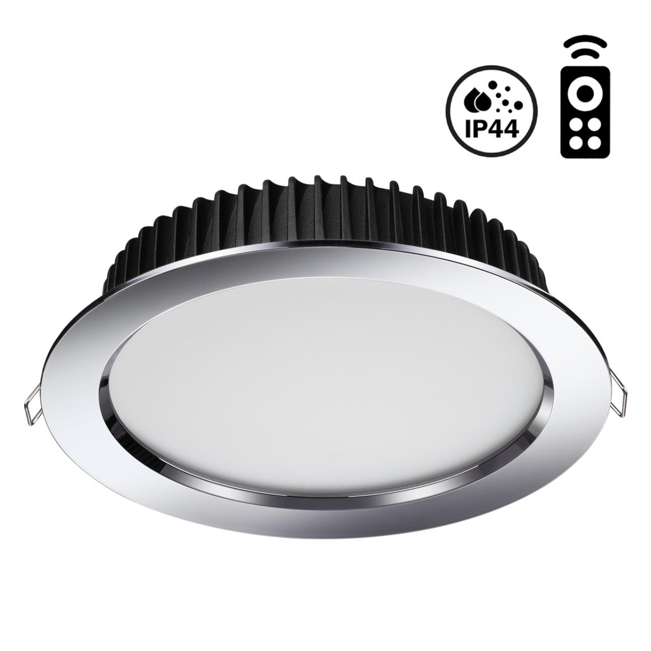 фото Встраиваемый светильник novotech drum. 358303, led, 10w