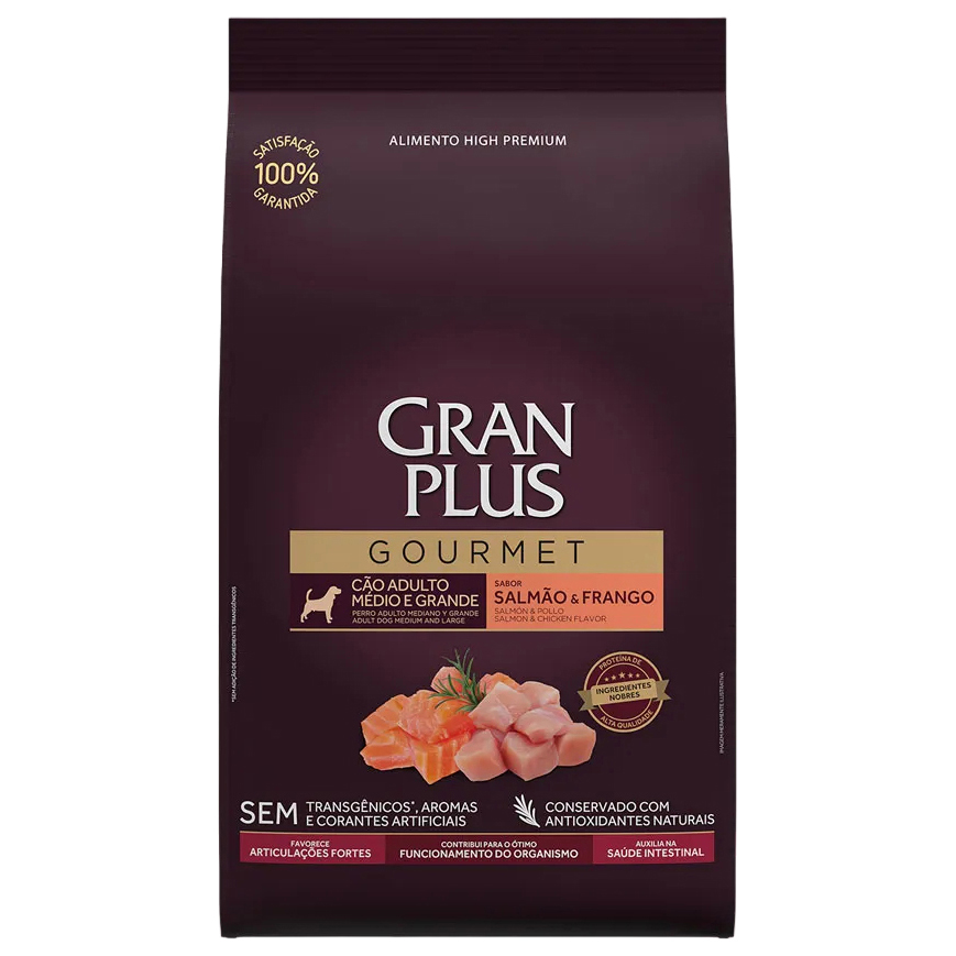 

Сухой корм для собак GranPlus, для малых пород, лосось и цыпленок, 10,1 кг