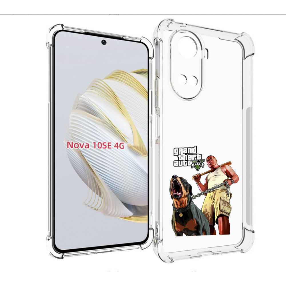 

Чехол MyPads GTA грозная собака для Huawei Nova 10 SE, Прозрачный, Tocco