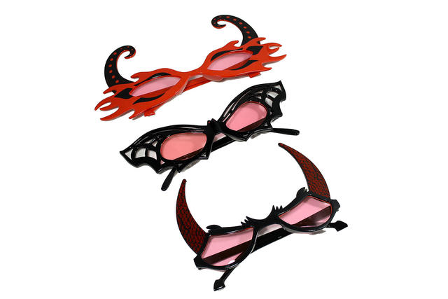фото Карнавальные аксессуары гк сфера набор карнавальные очки рога и крылья 3 шт