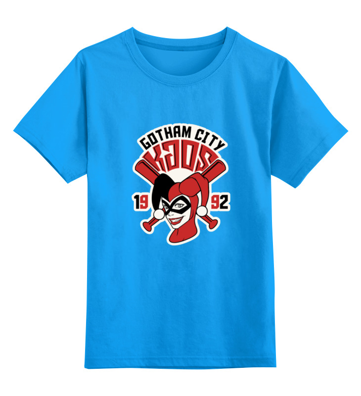 

Футболка детская Printio Харли квинн (harley quinn) цв. голубой р. 116, Харли квинн (harley quinn)