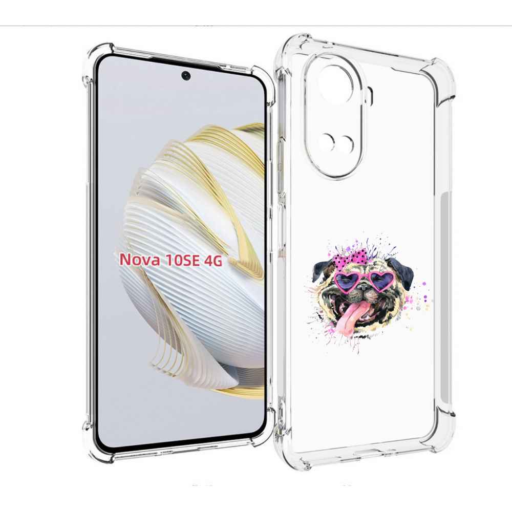 

Чехол MyPads Веселая собака для Huawei Nova 10 SE, Прозрачный, Tocco