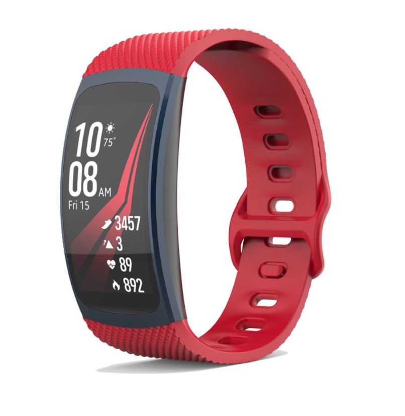 

Ремешок унисекс MyPads Gear Fit2 Pro SM-R365 22mm красный, Gear Fit2 Pro SM-R365 22mm