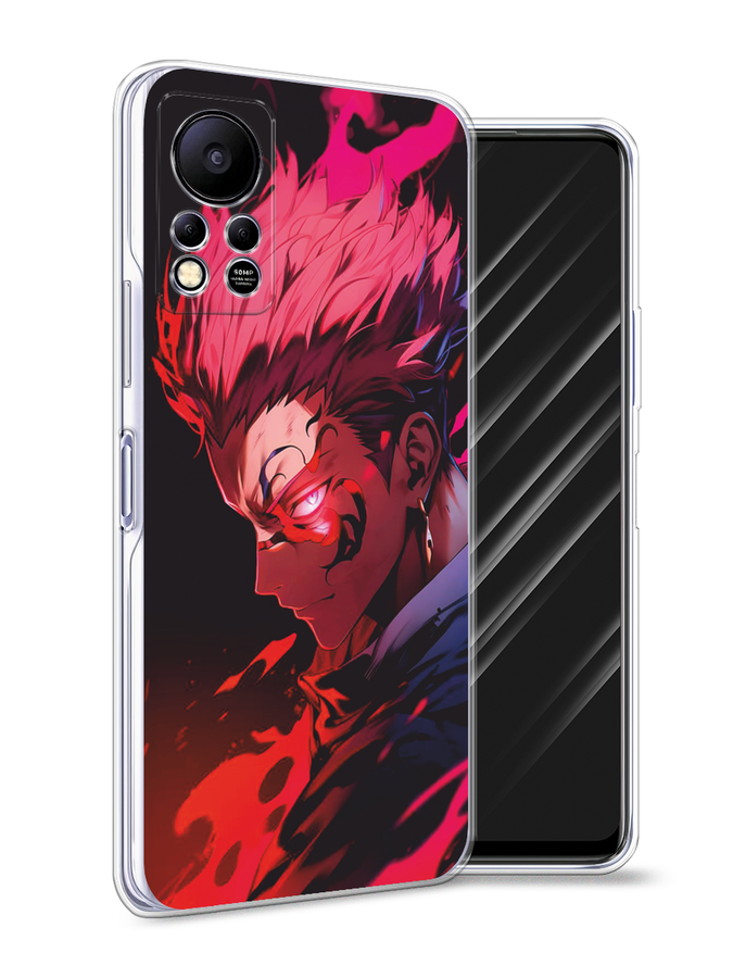 

Чехол Awog на Infinix HOT 11S NFC "Взгляд Сукуны", Розовый;красный;черный, 3100950-1