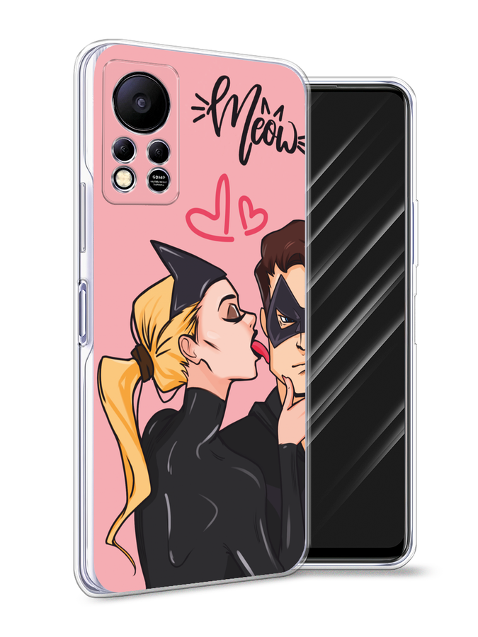 

Чехол Awog на Infinix HOT 11S NFC "Kiss of Cat Woman", Розовый;черный;бежевый, 3100950-1