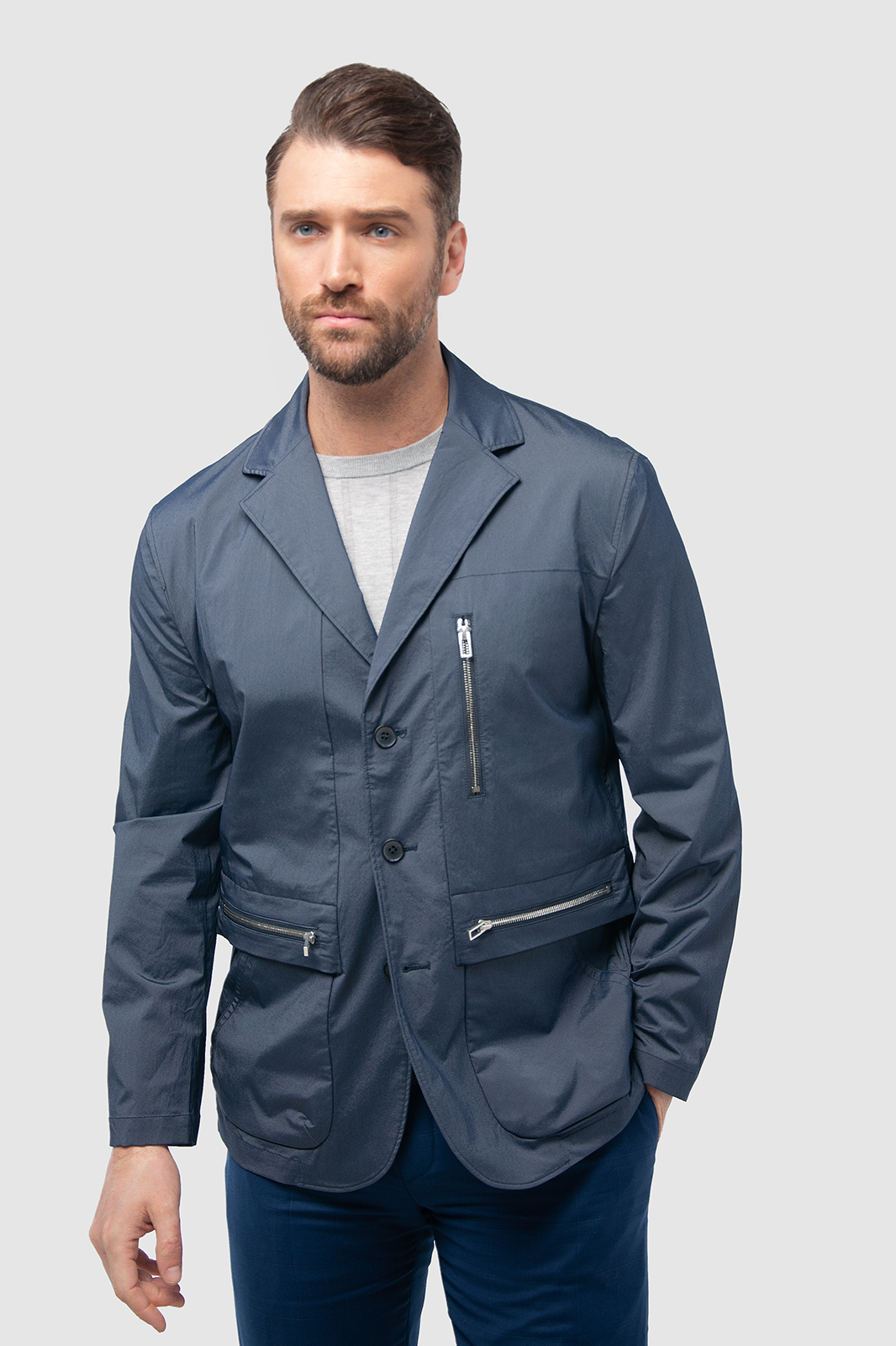 Куртка мужская Kanzler 3S-188WT-2311-15 синяя 56