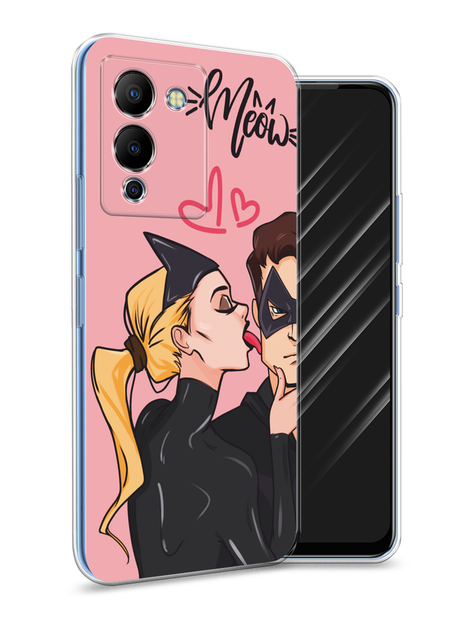 

Чехол Awog на Infinix Note 12 G96 "Kiss of Cat Woman", Розовый;черный;бежевый, 3101550-1