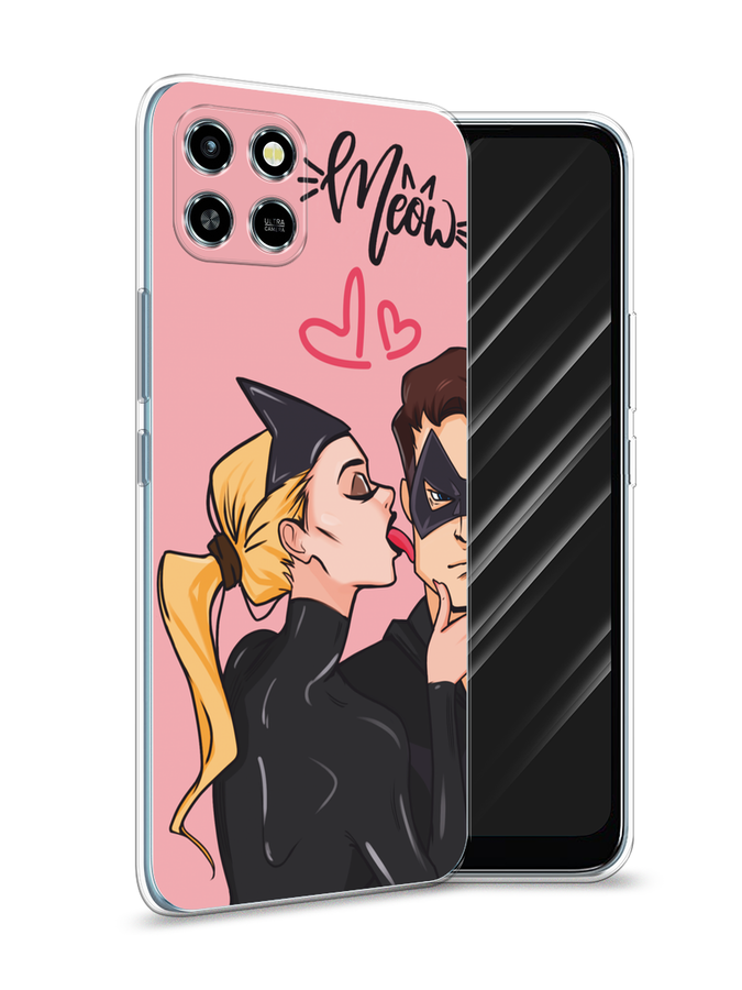 

Чехол Awog на Infinix SMART 6 HD "Kiss of Cat Woman", Розовый;черный;бежевый, 3101650-1