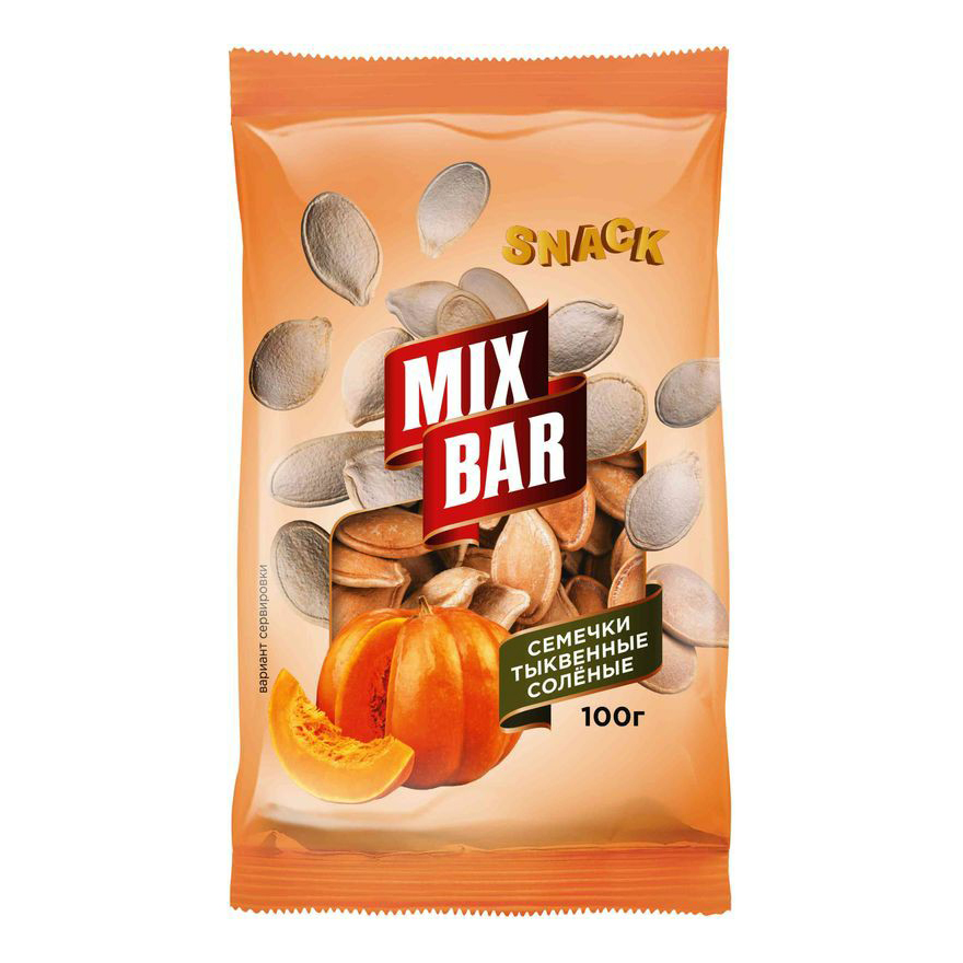 

Семена тыквы Mixbar обжаренные соленые 100 г