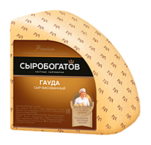 

Сыр полутвердый Сыробогатов Гауда 45%