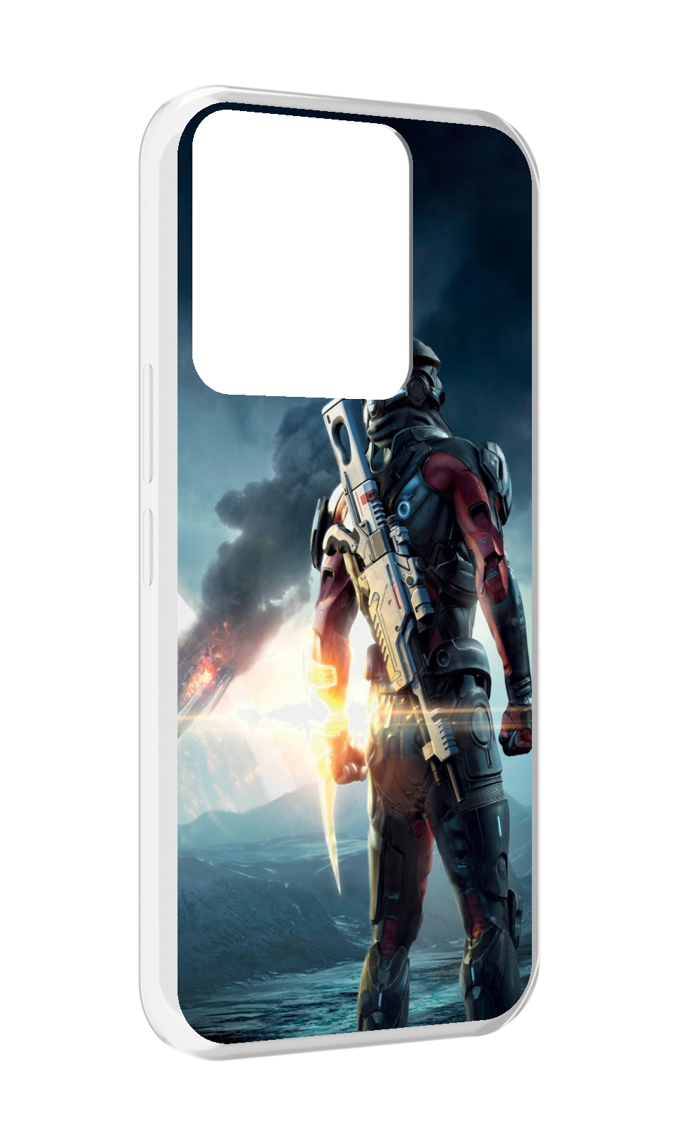 

Чехол MyPads Mass Effect Andromeda Ryder для Tecno Spark Go 2022 / Tecno Spark 8C, Прозрачный, Tocco