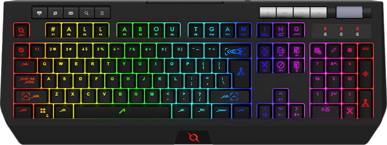 Проводная игровая клавиатура AQIRYS CAPELLA Black 449000₽