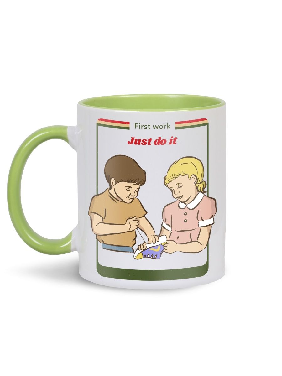 

Кружка Каждому Своё "Дети/Kids/First work/Первая работа" 330 мл, CU-PRDA1-GI/S
