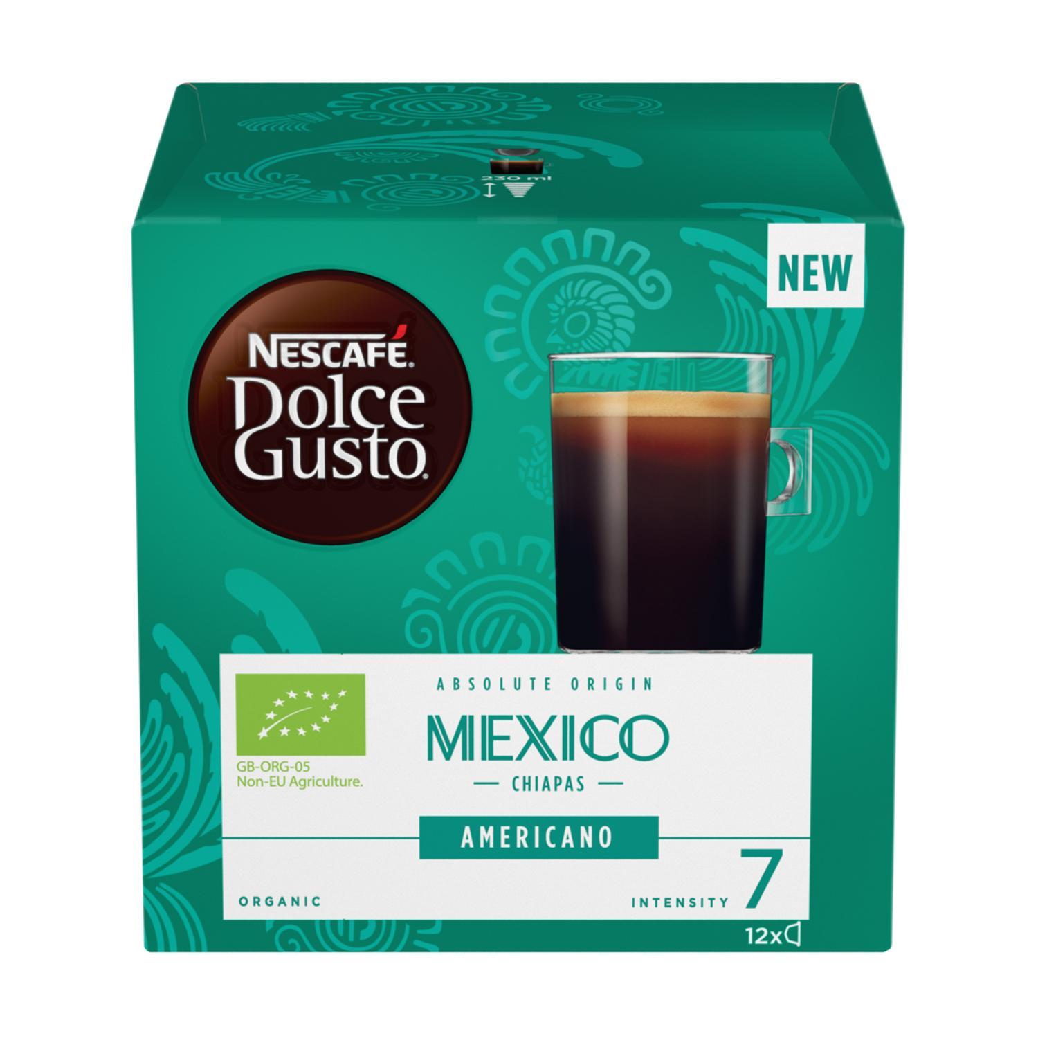 фото Кофе nescafe dolce gusto mexico americano в капсулах 9 г х 12 шт