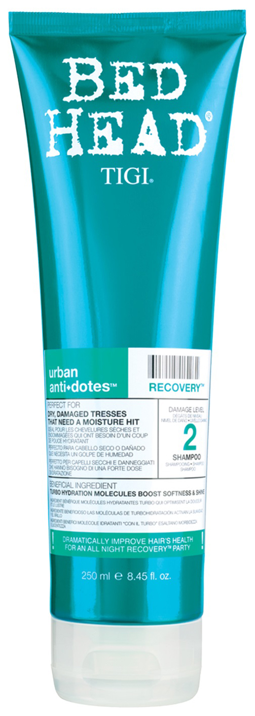 фото Шампунь для поврежденных волос tigi bed head urban antidotes recovery, 250 мл