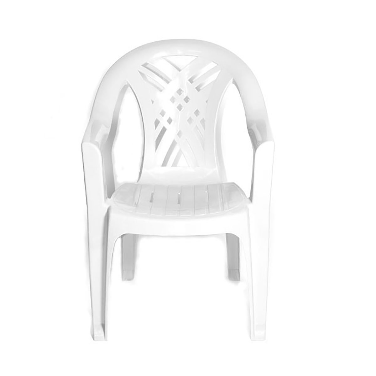 Кресло пластиковое Стандарт Пластик Престиж-2 , 217484, 84 x 60 x 66 см белое