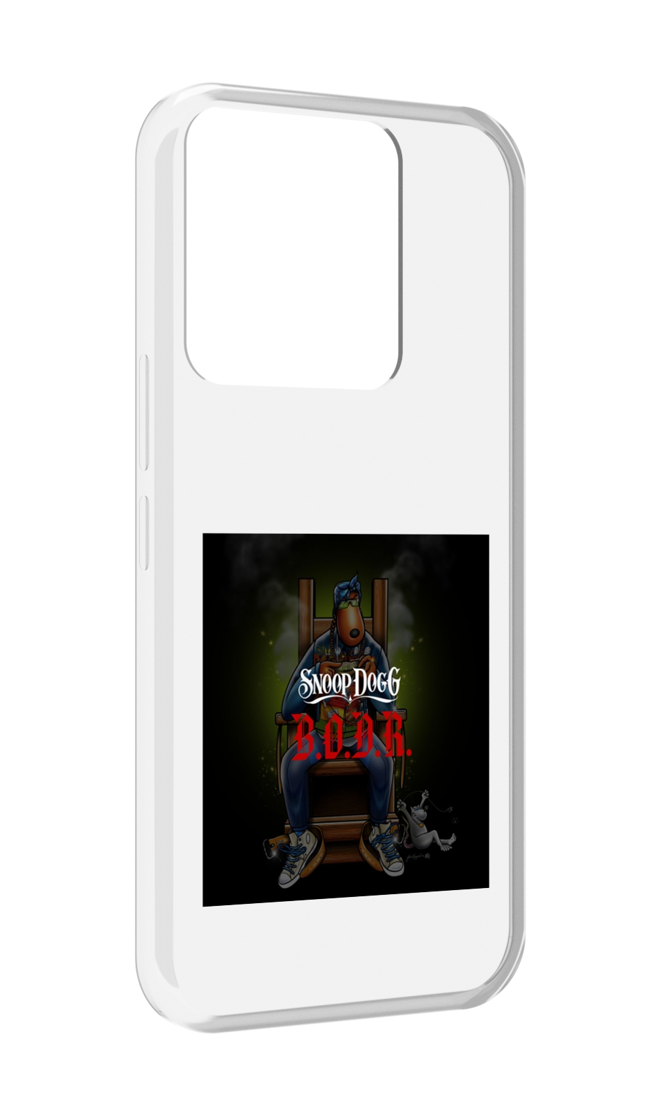 

Чехол MyPads Snoop Dogg B для Tecno Spark Go 2022 / Tecno Spark 8C, Прозрачный, Tocco