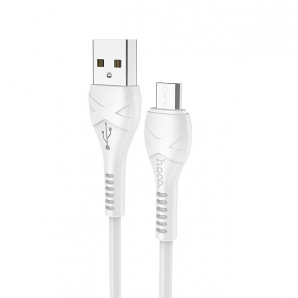 

Дата кабель Hoco X37 Cool power charging data cable for Micro-USB 1м (Белый), 53471