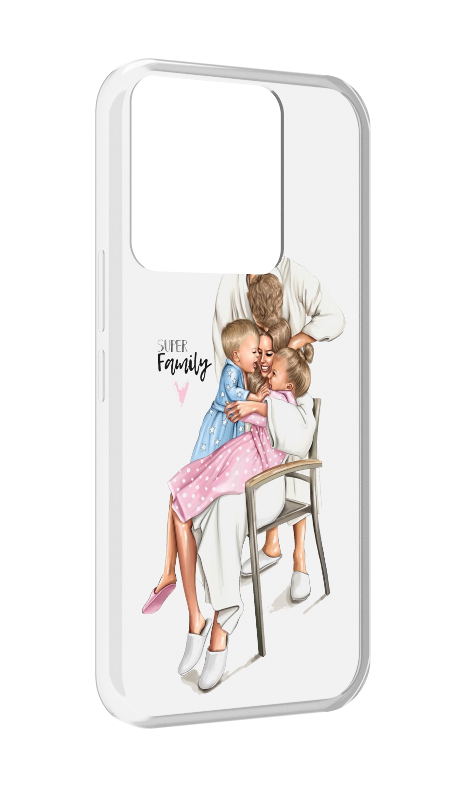 

Чехол MyPads Super-family для Tecno Spark Go 2022 / Tecno Spark 8C, Прозрачный, Tocco