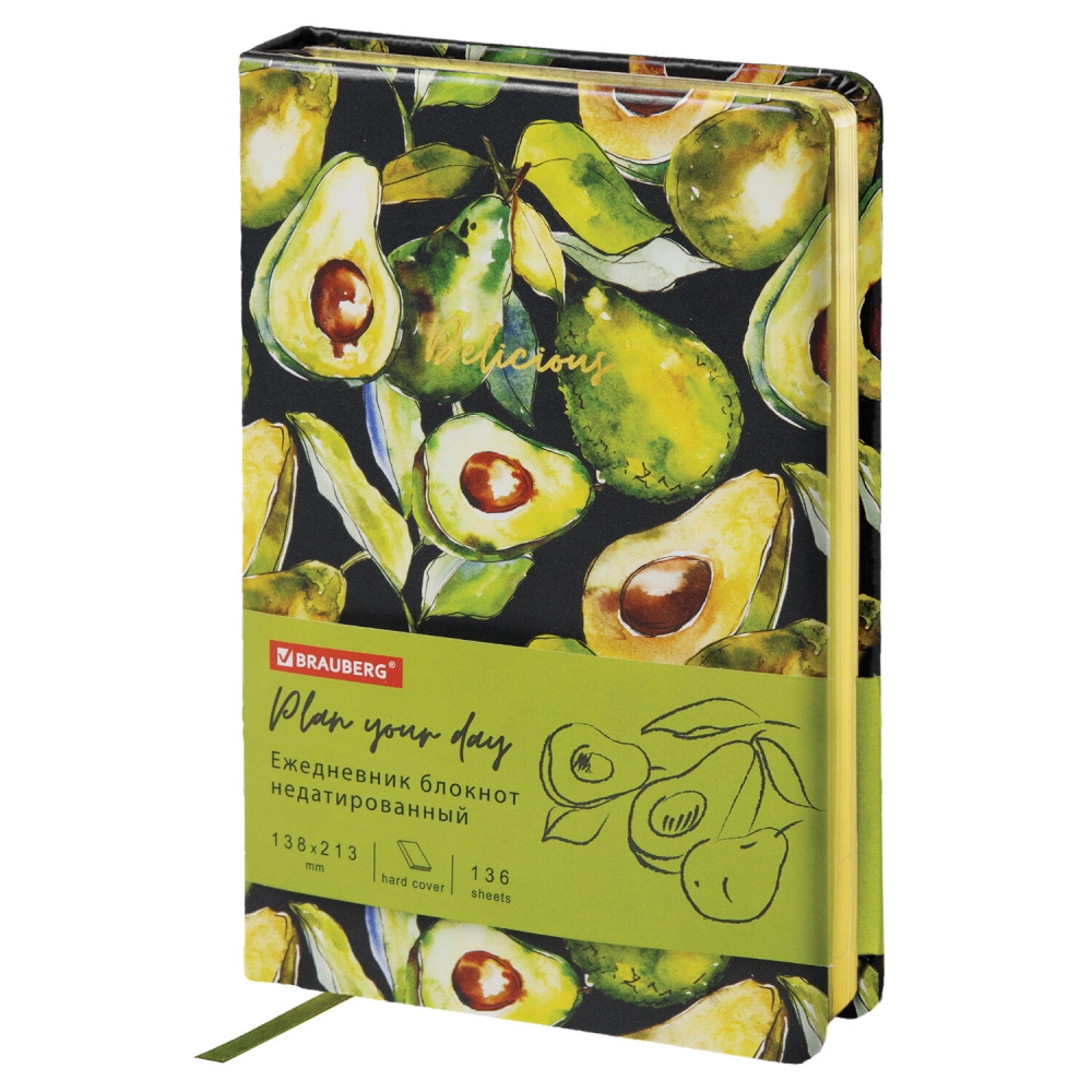 

Ежедневник недатированный Brauberg Vista Avocado А5 набор из 2 шт