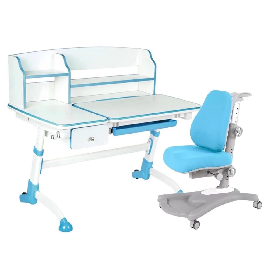 

Комплект FunDesk парта Amare II Blue, кресло Sorridi Blue 515468222498, Голубой