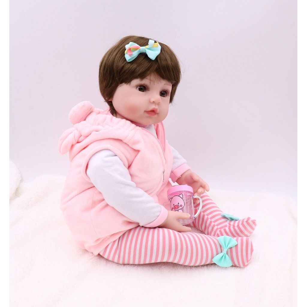 Кукла NPK Реборн мягконабивная 42см в пакете (XZ-002)