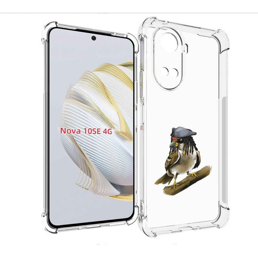 

Чехол MyPads Джек воробей для Huawei Nova 10 SE, Прозрачный, Tocco