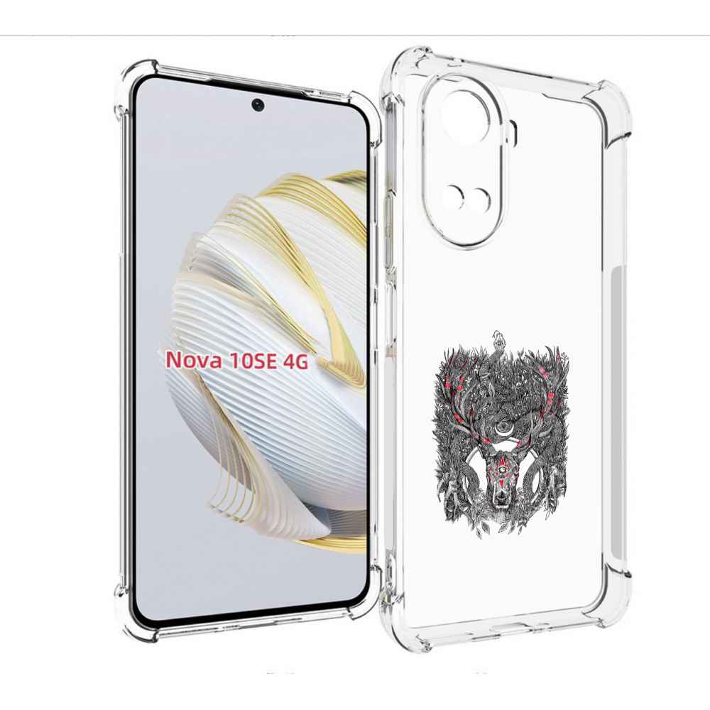 

Чехол MyPads Дизайнерские_676 для Huawei Nova 10 SE, Прозрачный, Tocco