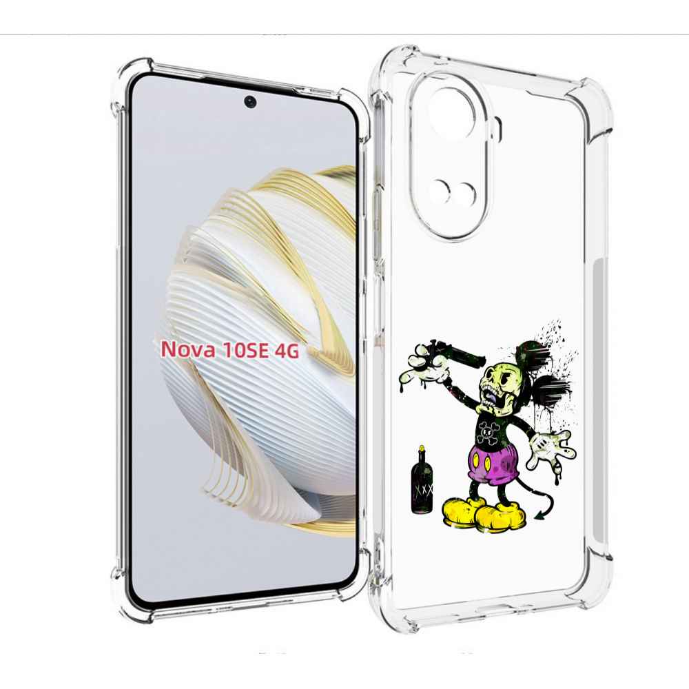 

Чехол MyPads Драг Микки для Huawei Nova 10 SE, Прозрачный, Tocco