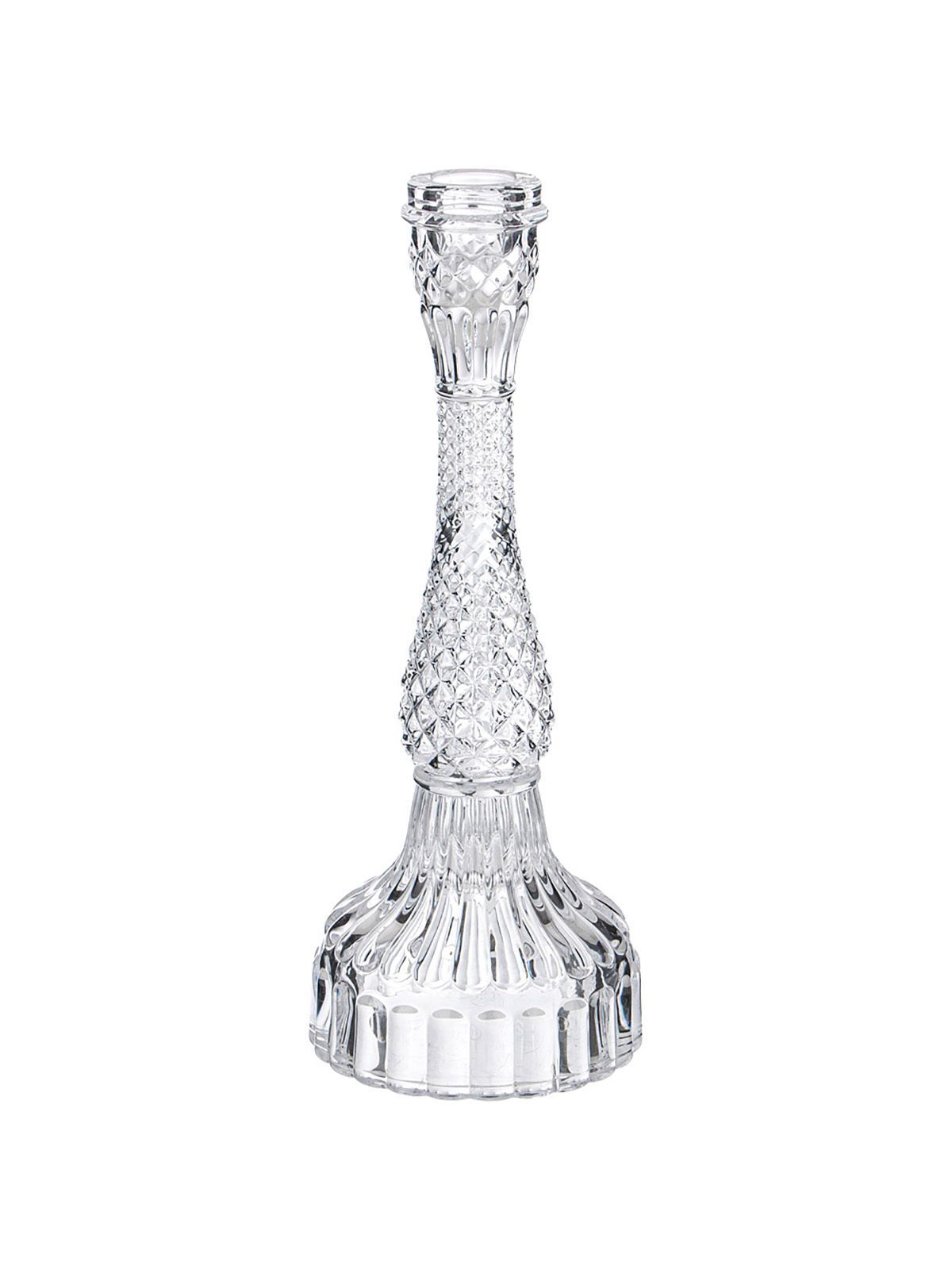

Подсвечник Lefard Diamant стекло 27 см 355-325, Прозрачный