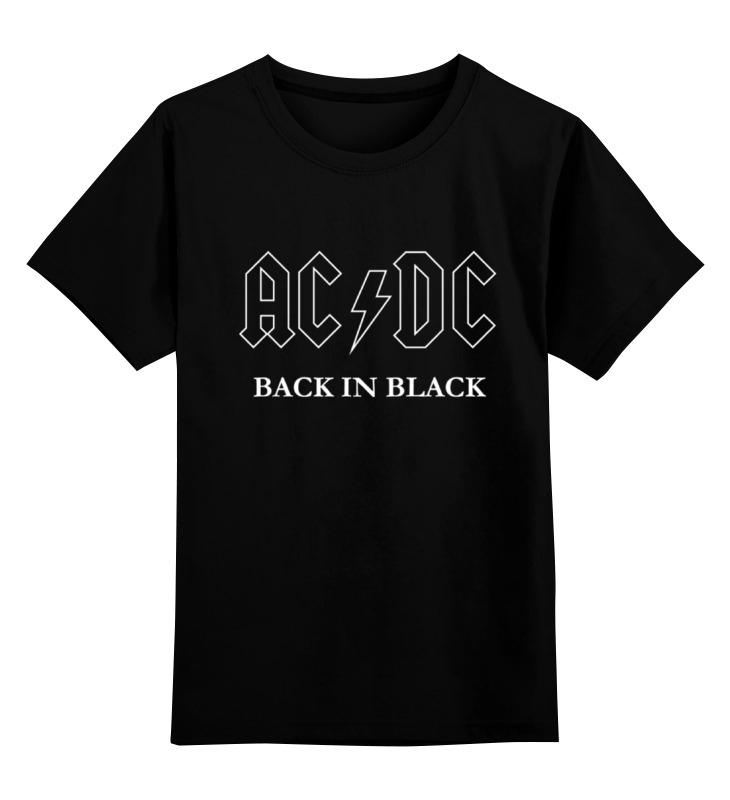 

Футболка детская Printio Ac/dc цв. черный р. 116, Ac/dc
