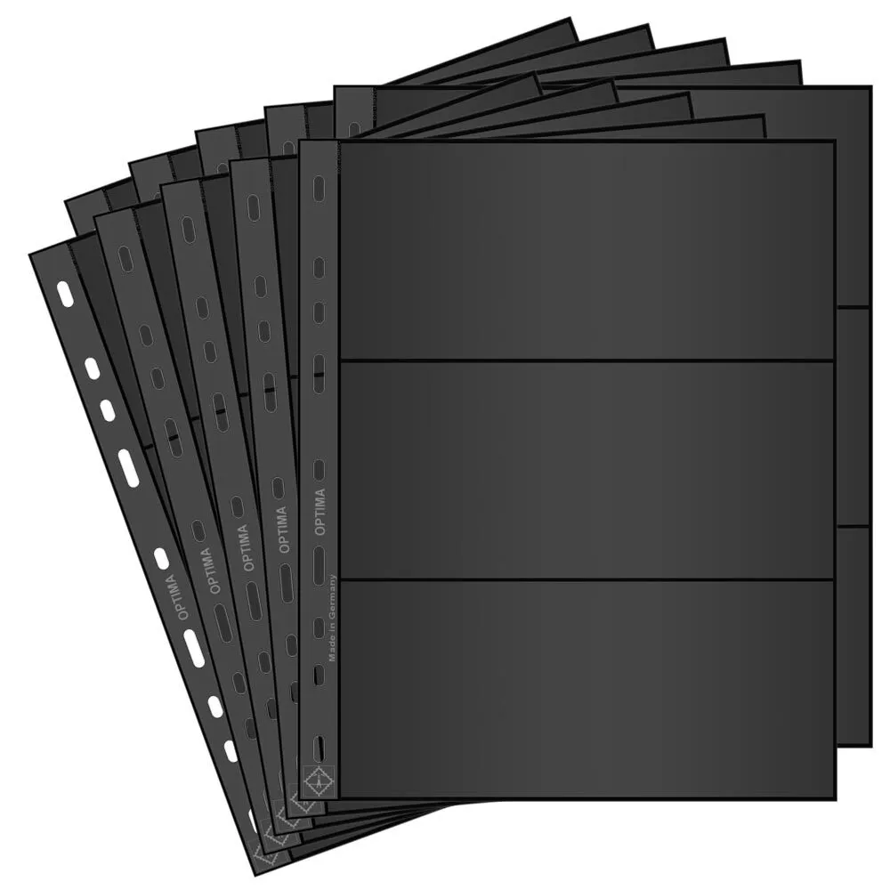 

Листы Leuchtturm316307 Optima 3S на 6 банкнот